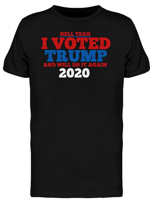 I Voted Trump Men's T-shirt