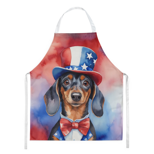 Dachshund Patriotic American Apron