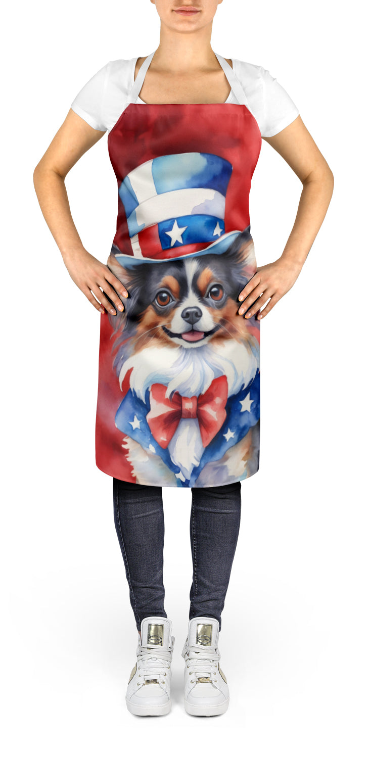 Papillon Patriotic American Apron