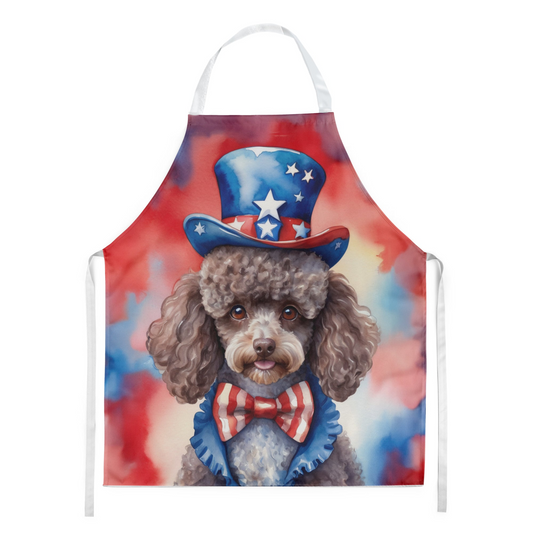 Poodle Patriotic American Apron