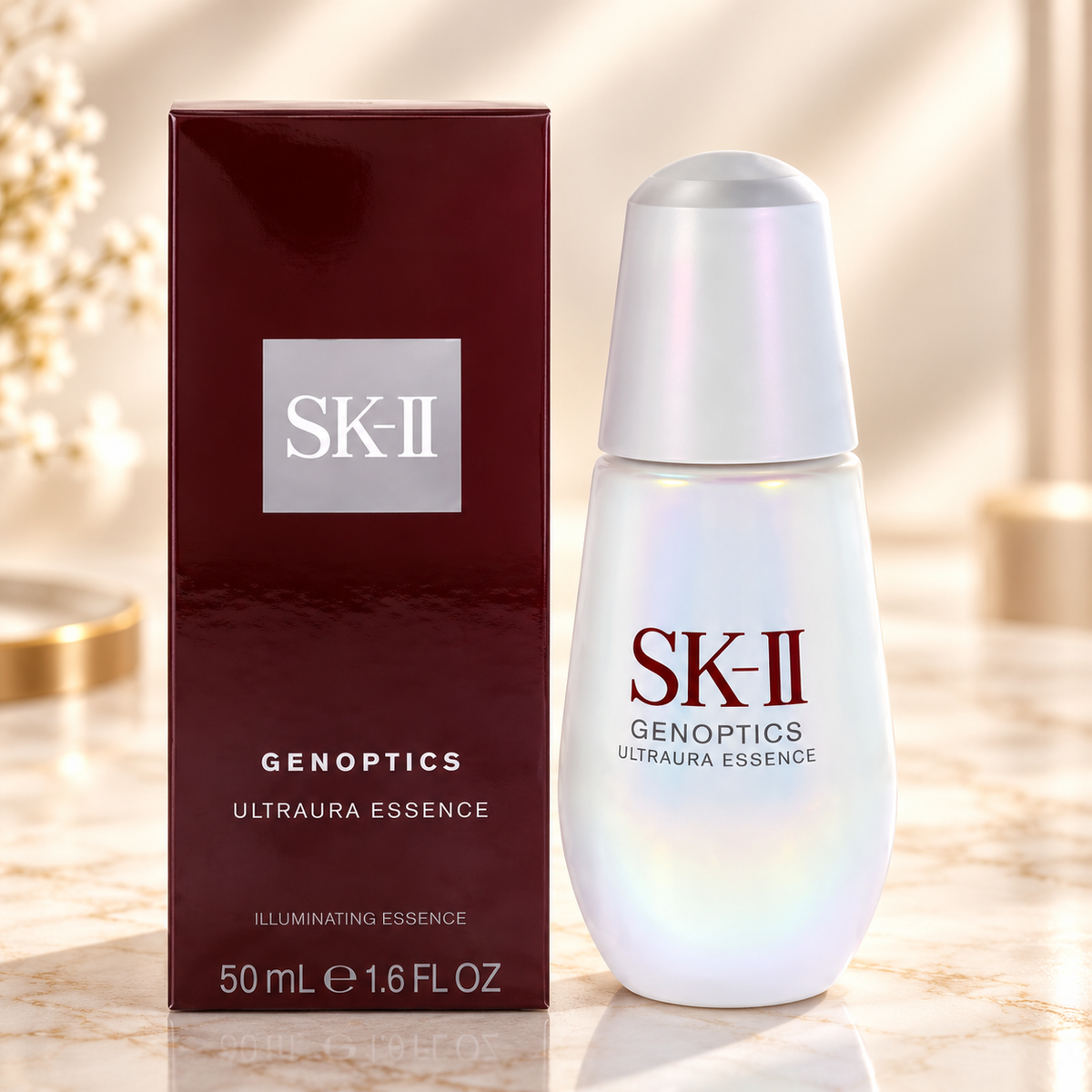 SK-II GenOptics Ultraura Essence Serum 1.6 oz (50 mL) – Brightening | New & Sealed