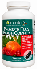trunature Prostate Plus Health Complex 250 Softgels – Saw Palmetto, Zinc & Lycopene